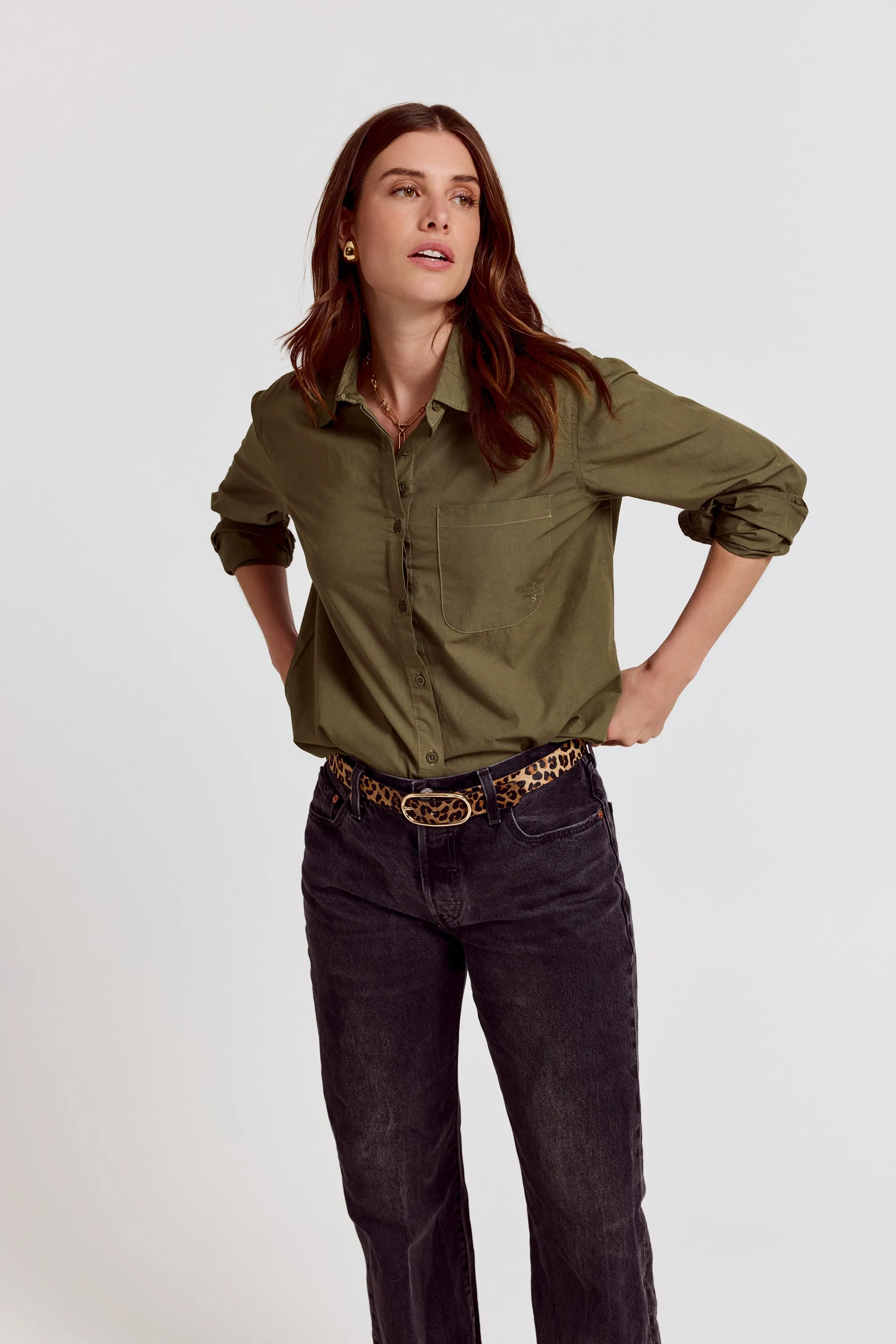 The Super Relaxed Boyfriend in Cotton sold by The Shirt by Rochelle Behrens product image thumbnail 3