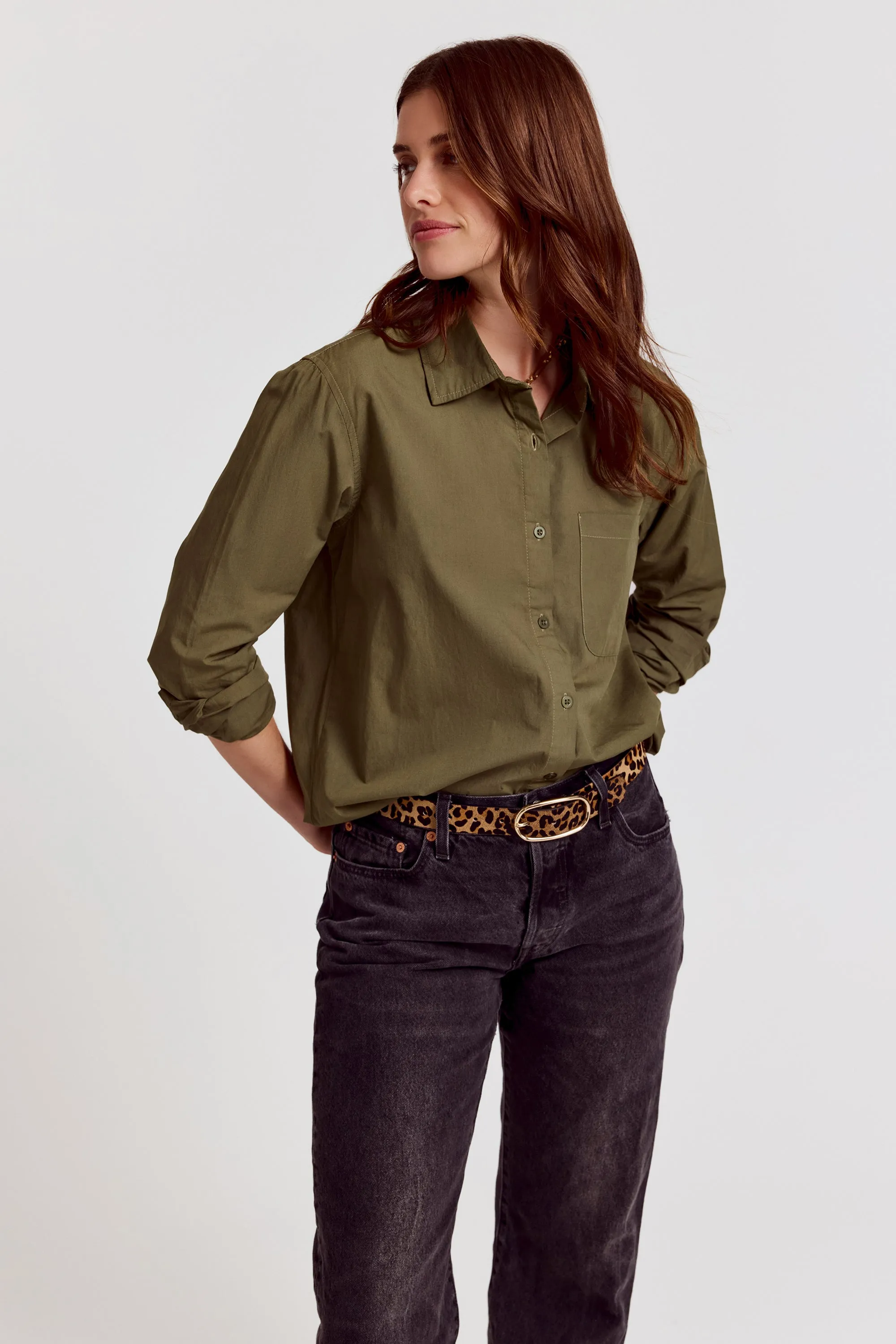 The Super Relaxed Boyfriend in Cotton sold by The Shirt by Rochelle Behrens