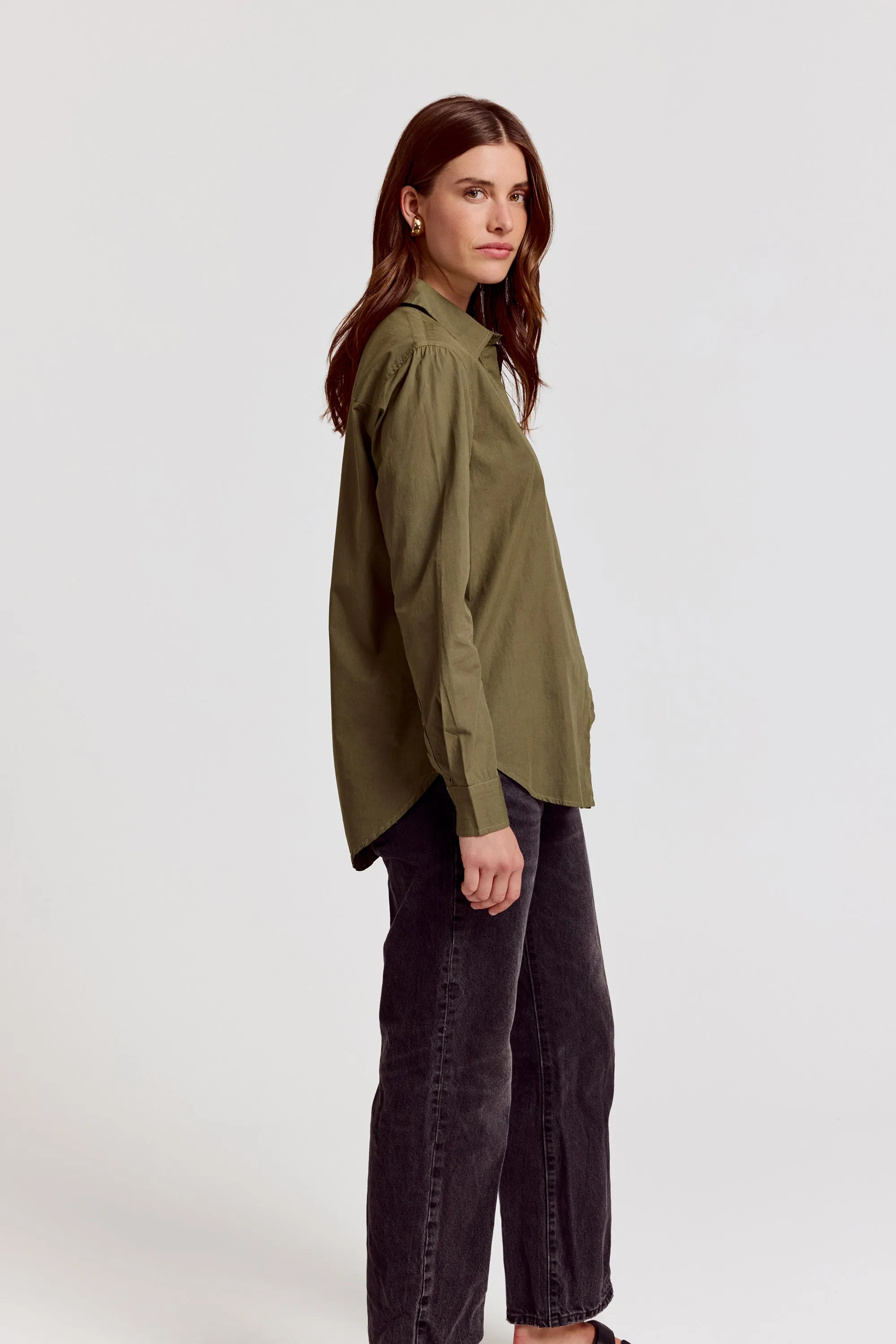 The Super Relaxed Boyfriend in Cotton sold by The Shirt by Rochelle Behrens product image thumbnail 5