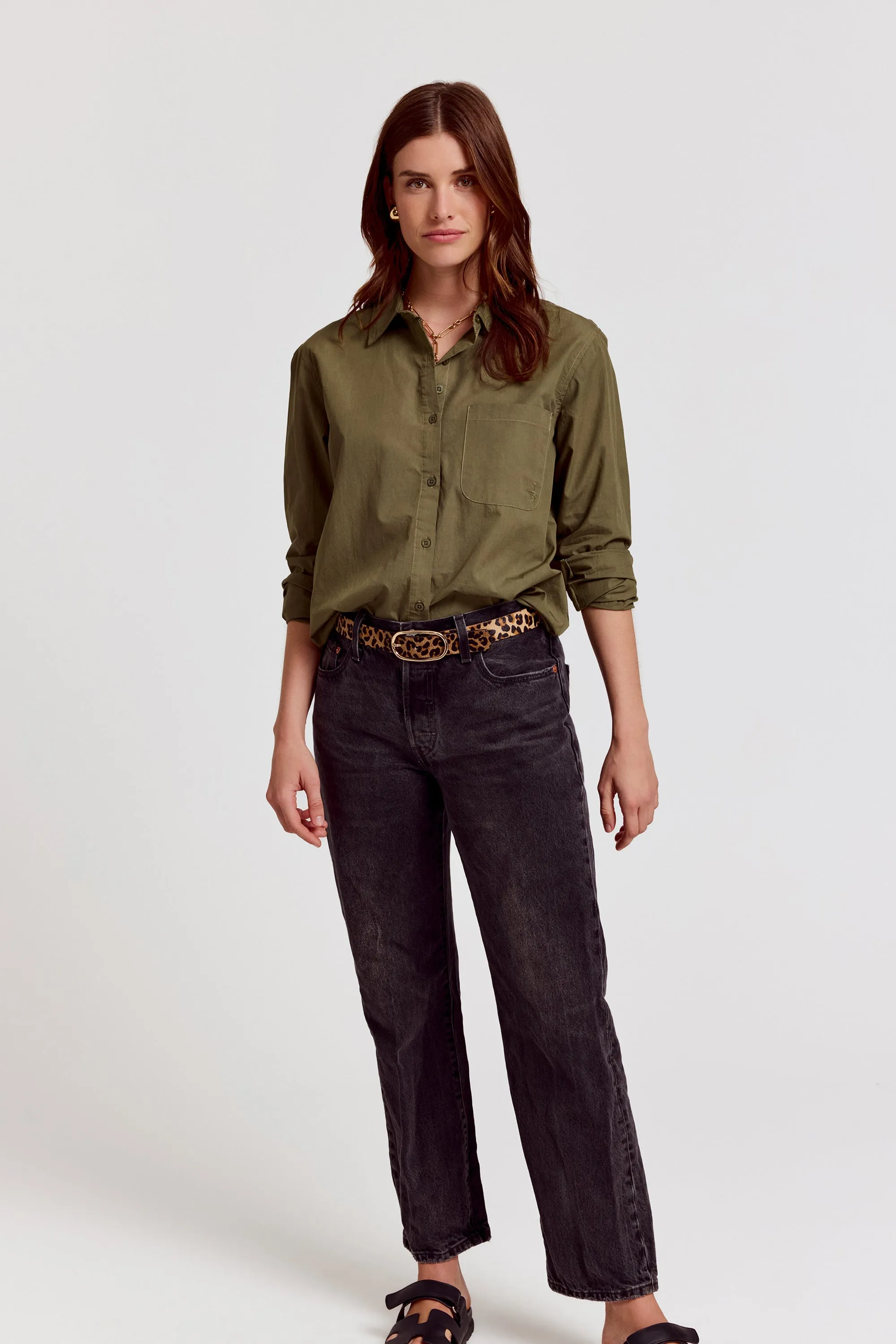 The Super Relaxed Boyfriend in Cotton sold by The Shirt by Rochelle Behrens product image thumbnail 2