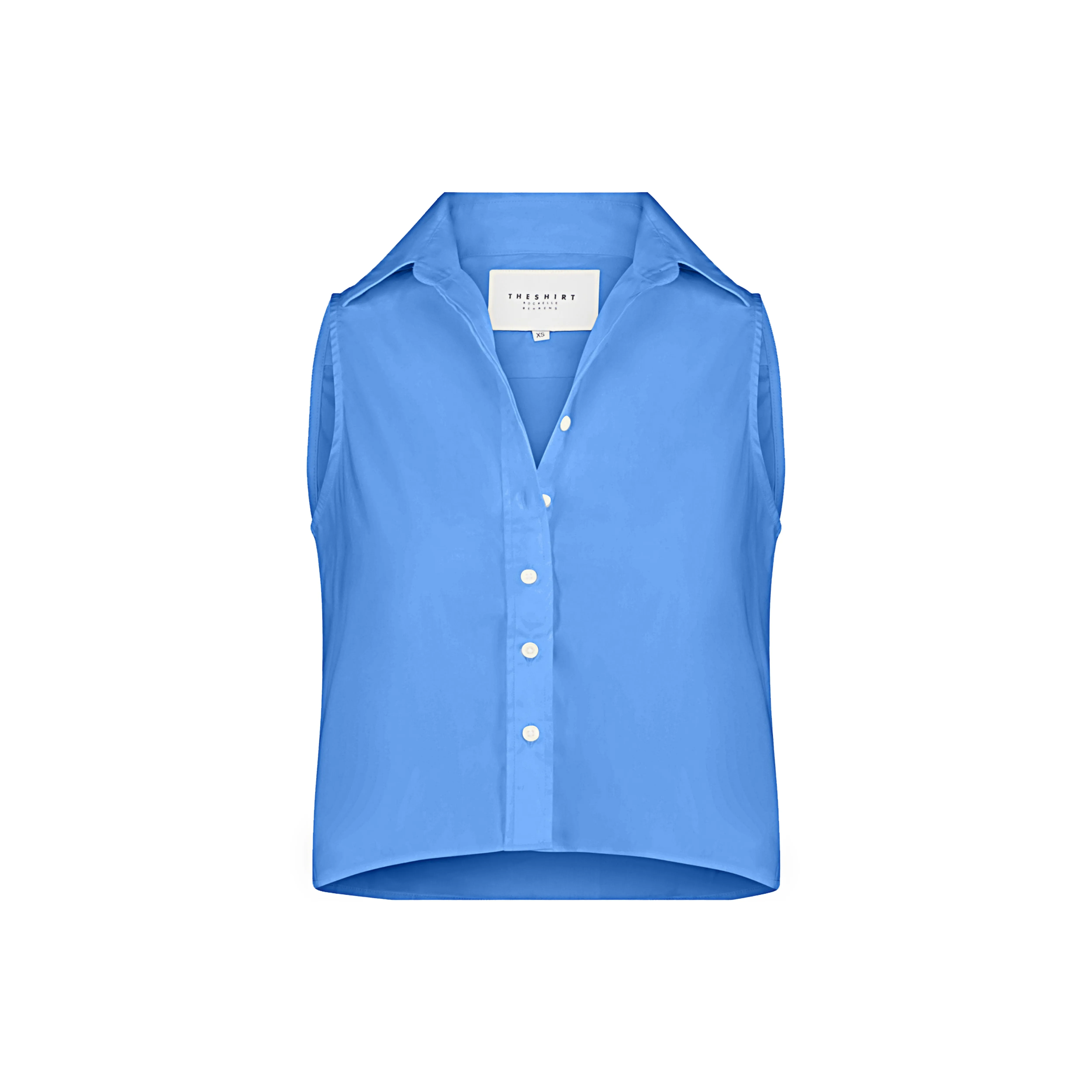 The Boxy Cropped Sleeveless Shirt sold by The Shirt by Rochelle Behrens