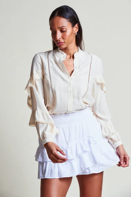 The Long Sleeve Sacha Shirt sold by The Shirt by Rochelle Behrens