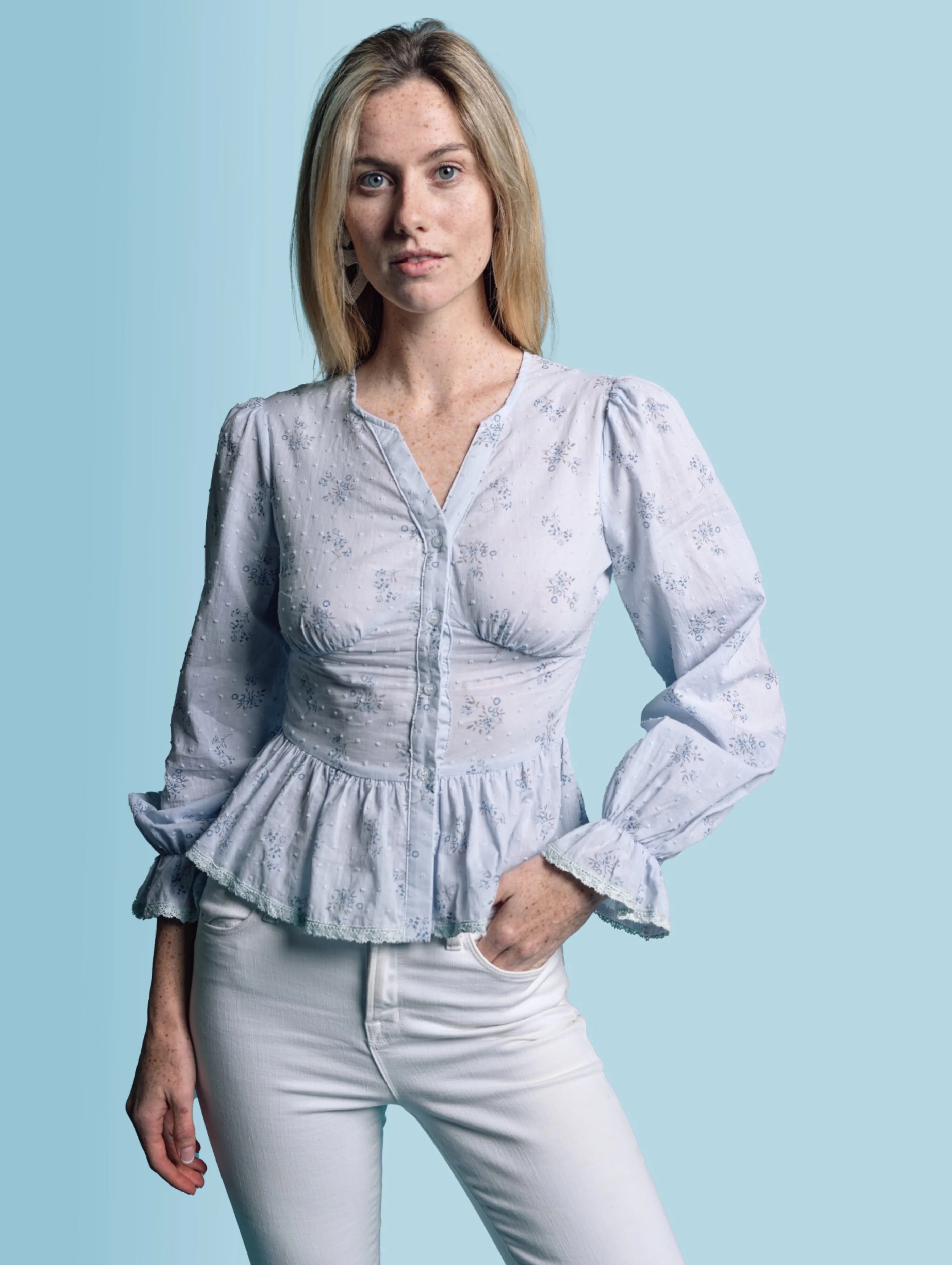 The Caro Shirt sold by The Shirt by Rochelle Behrens