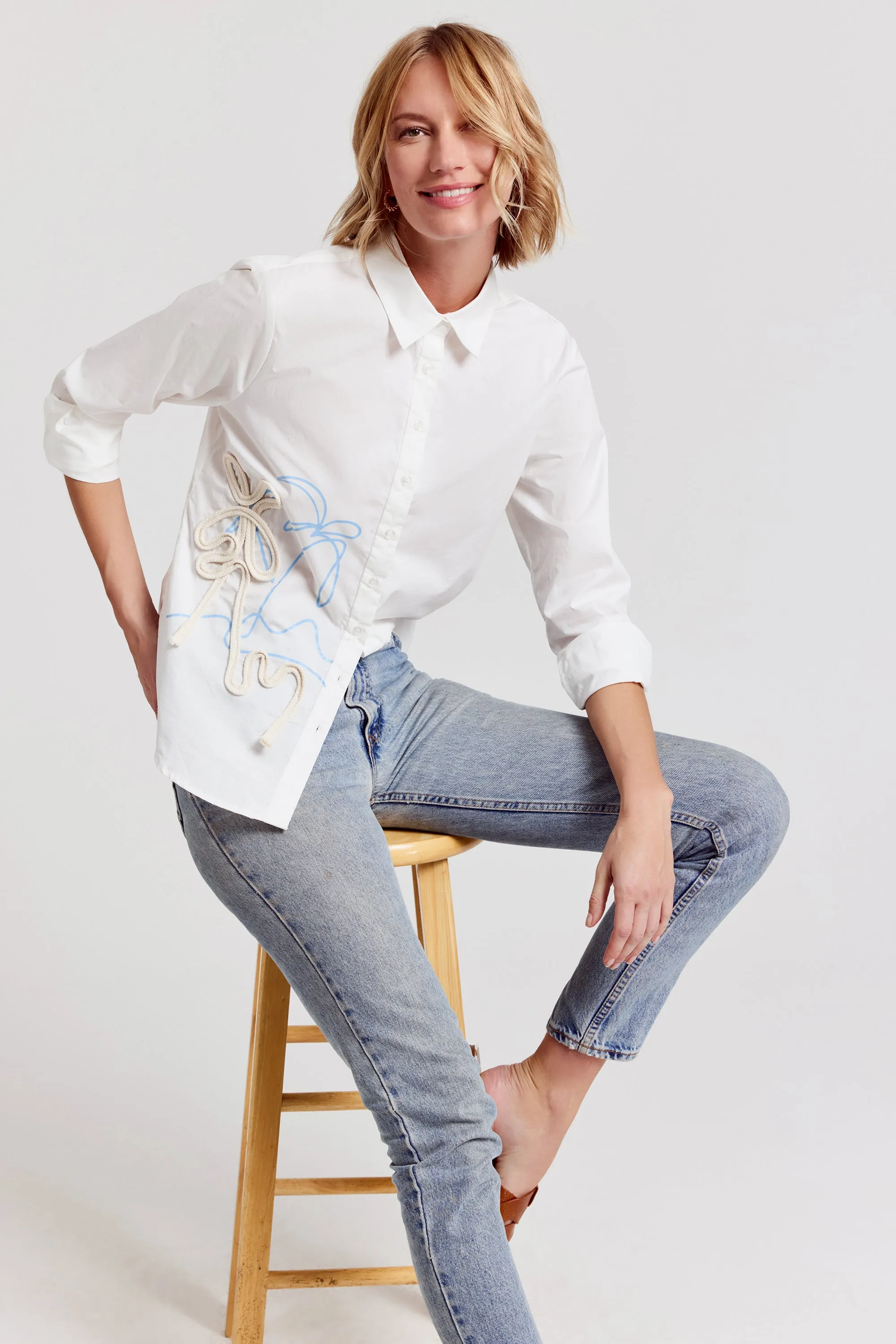 The Orly Shirt sold by The Shirt by Rochelle Behrens