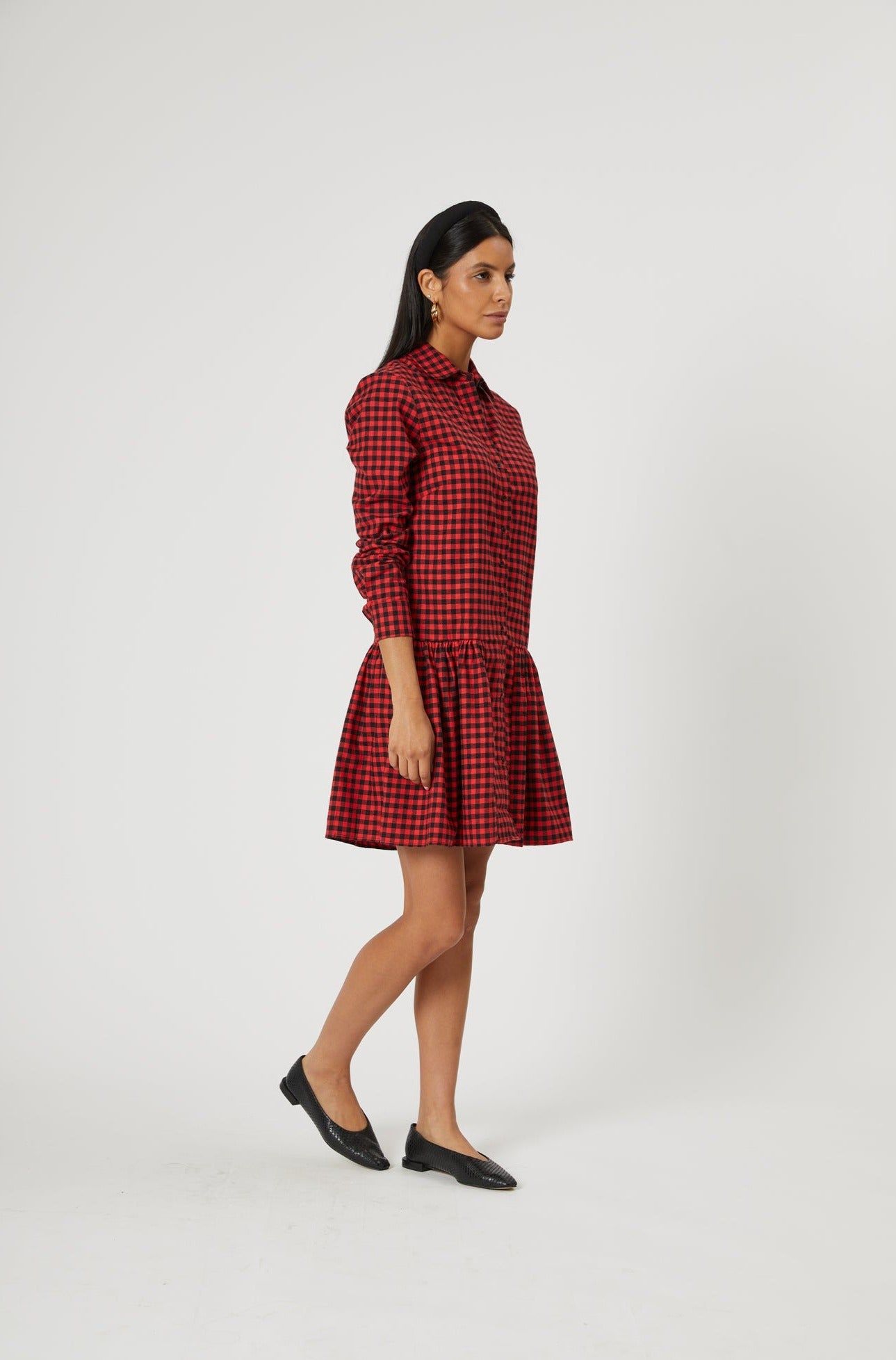 The Drop Waist Shirt Dress sold by The Shirt by Rochelle Behrens product image thumbnail 4