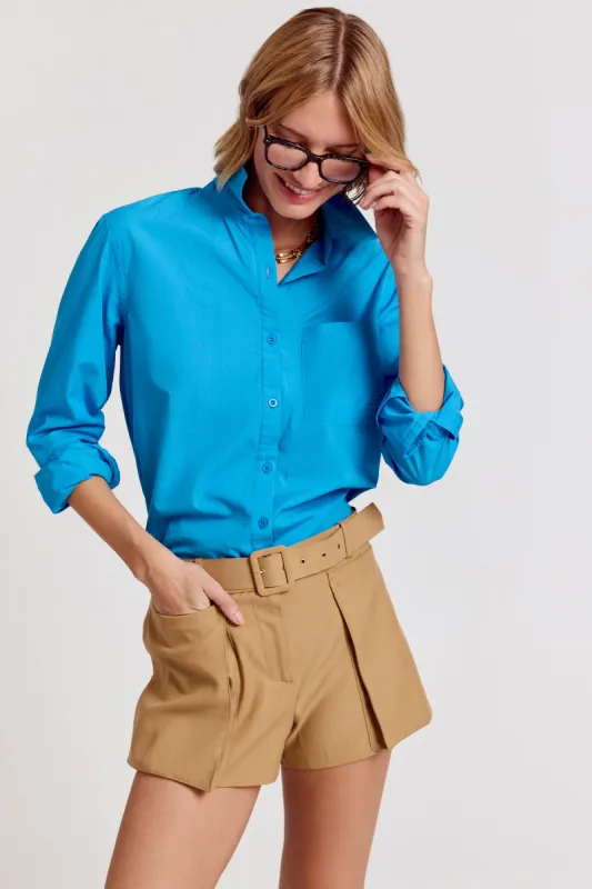 The Super Relaxed Boyfriend in Cotton sold by The Shirt by Rochelle Behrens