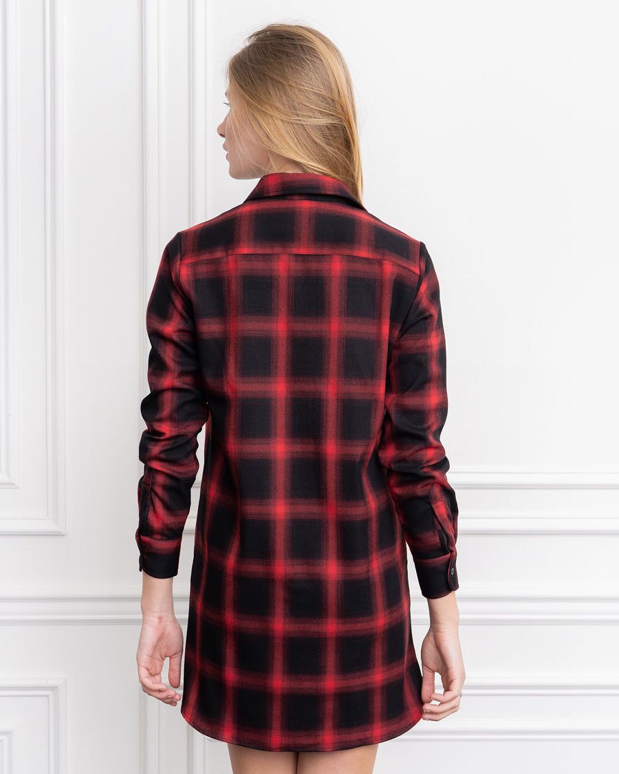 The Shirtdress in Plaid sold by The Shirt by Rochelle Behrens product image thumbnail 2