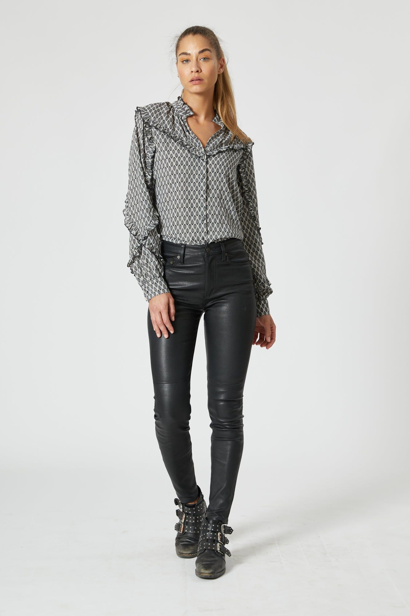 The Long Sleeve Sacha Shirt sold by The Shirt by Rochelle Behrens product image thumbnail 2