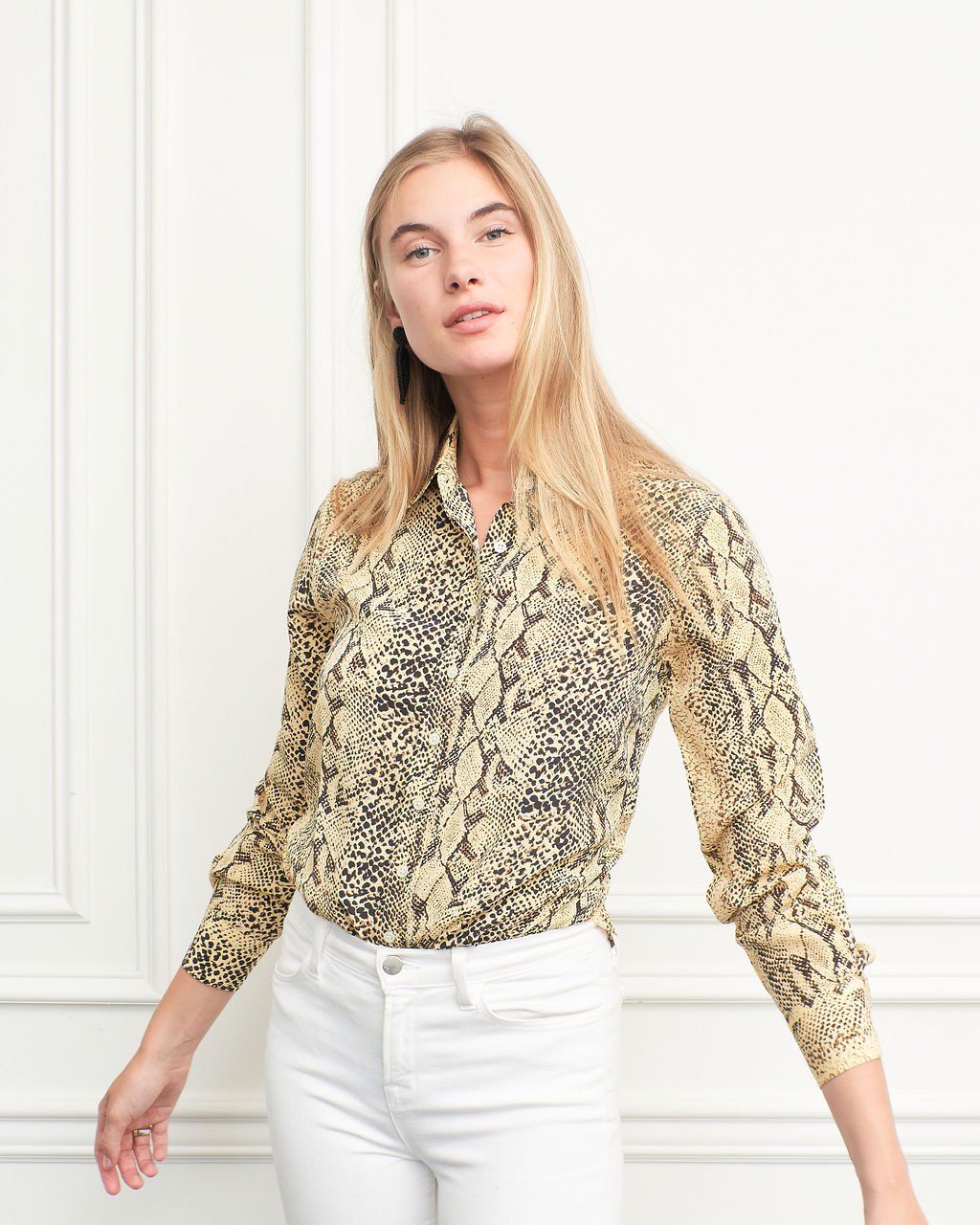 The Silk Shirt sold by The Shirt by Rochelle Behrens