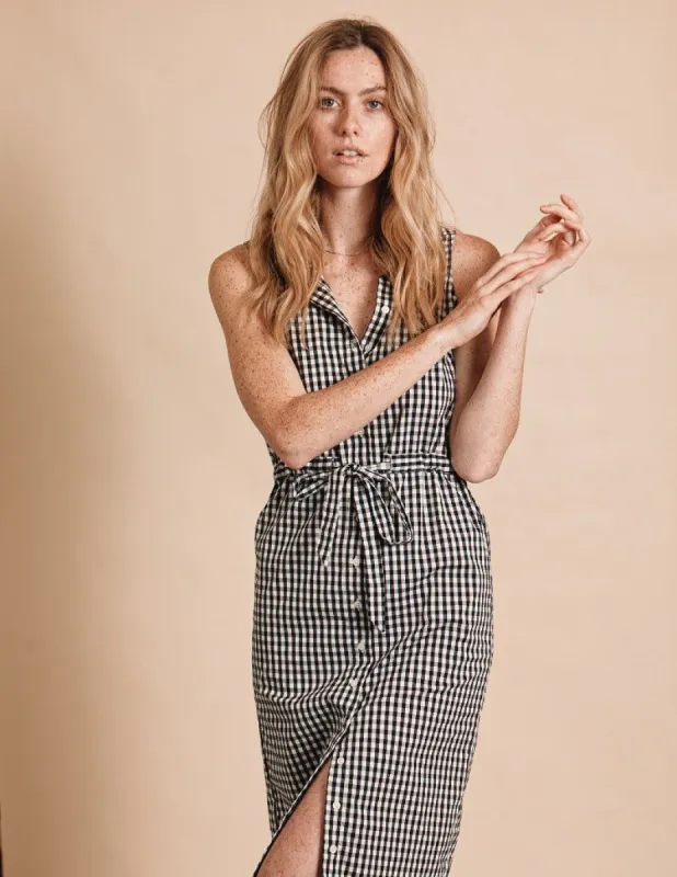 The Sleeveless Drawstring Dress sold by The Shirt by Rochelle Behrens