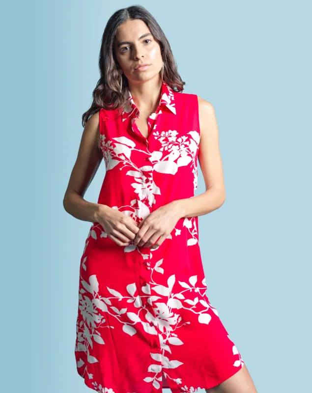 The Sleeveless Shirt Dress sold by The Shirt by Rochelle Behrens