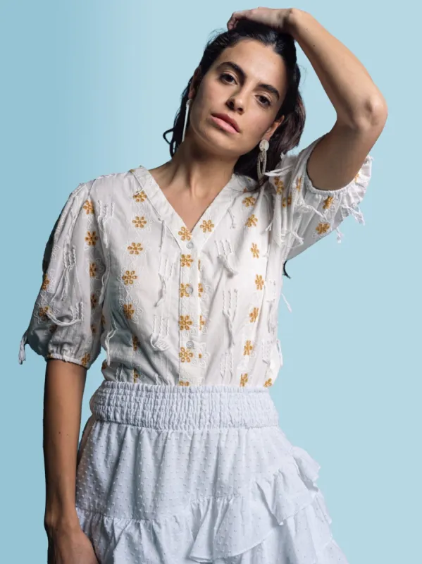 The Callie Shirt sold by The Shirt by Rochelle Behrens