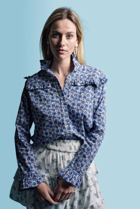 The Elizabeth Shirt sold by The Shirt by Rochelle Behrens