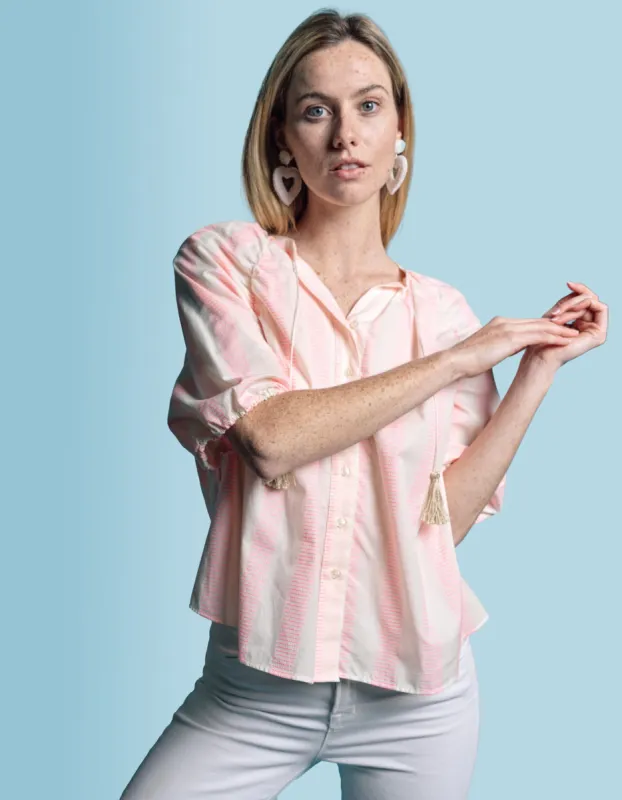 The Antoinette Shirt sold by The Shirt by Rochelle Behrens