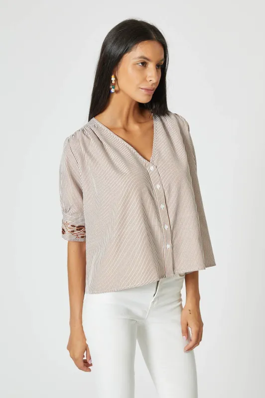 The Roxy Shirt sold by The Shirt by Rochelle Behrens