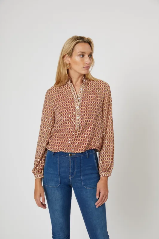 The Nica Shirt sold by The Shirt by Rochelle Behrens