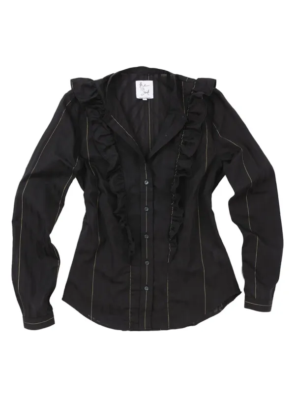 The Ruffled Shirt sold by The Shirt by Rochelle Behrens