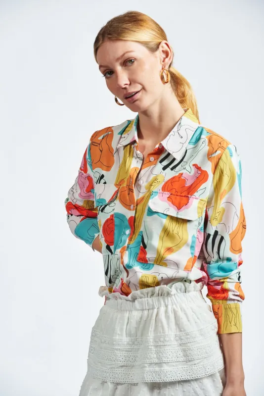The Sawyer Shirt made by The Shirt by Rochelle Behrens