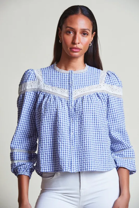 The Pamela Shirt sold by The Shirt by Rochelle Behrens