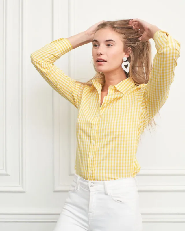 The Icon Shirt in Large Check sold by The Shirt by Rochelle Behrens