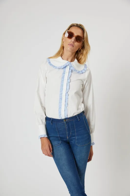 The Josephine Shirt sold by The Shirt by Rochelle Behrens