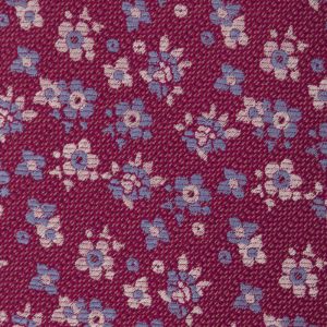 Marguerite Floral Burgundy Tie sold by The Tie Bar