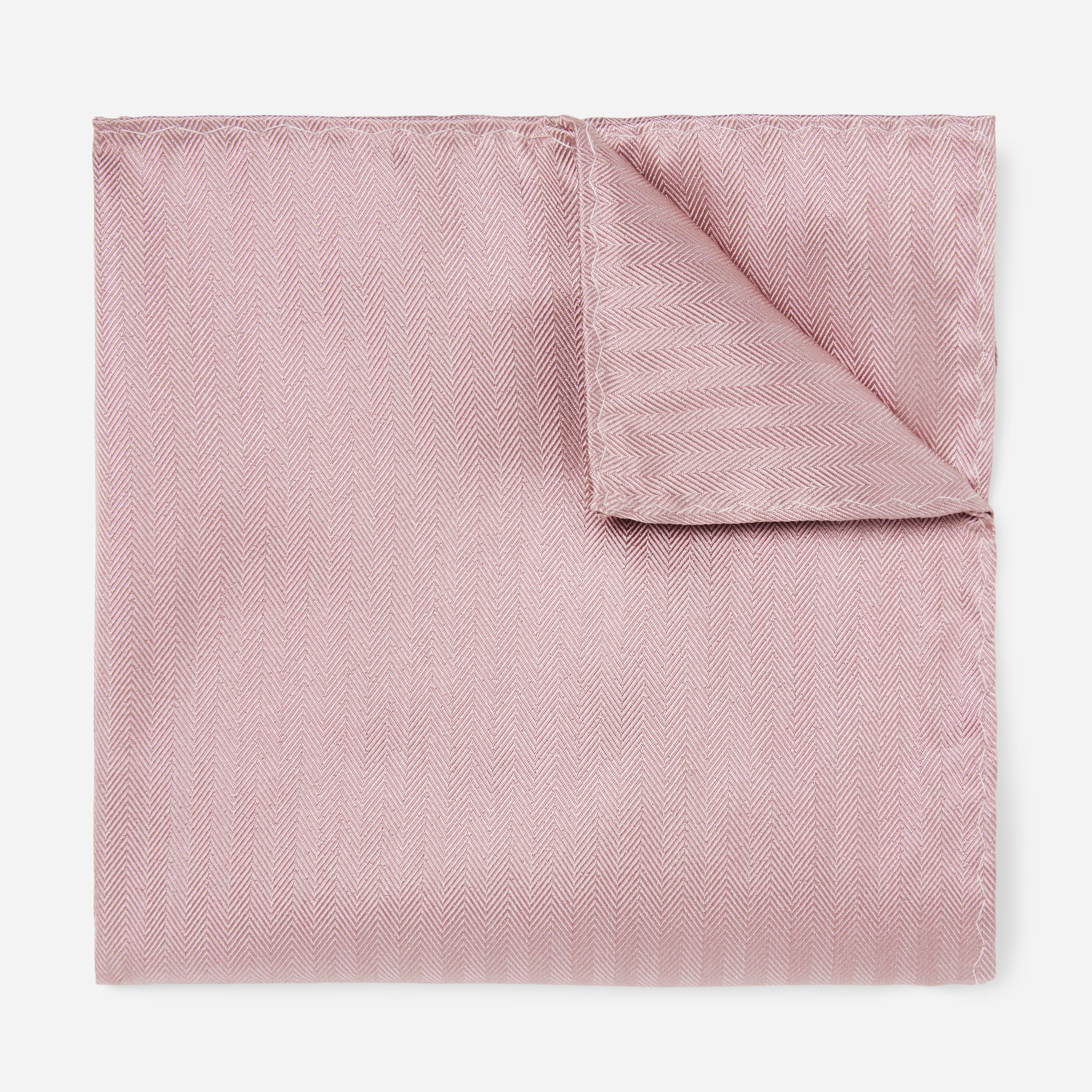 Mumu Weddings - Desert Solid Antique Rose Pocket Square sold by The Tie Bar