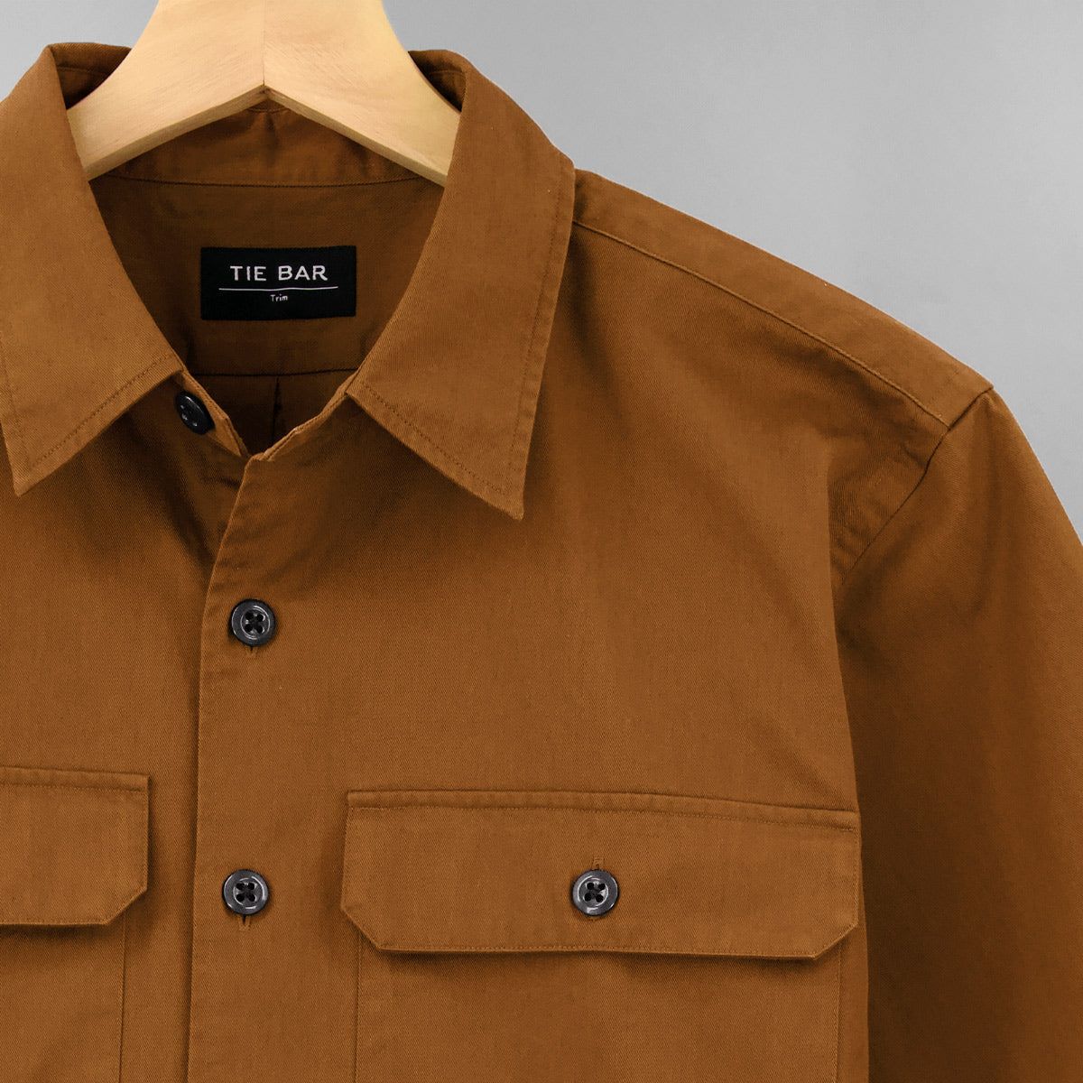 Utility Shirt Tobacco Brown Casual Shirt sold by The Tie Bar
