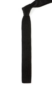 Knitted Black Tie sold by The Tie Bar