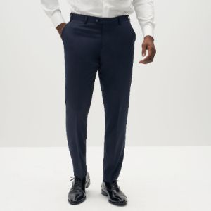 Navy Blue Suit Pants by SuitShop sold by The Tie Bar
