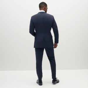 Navy Blue Suit Pants by SuitShop sold by The Tie Bar