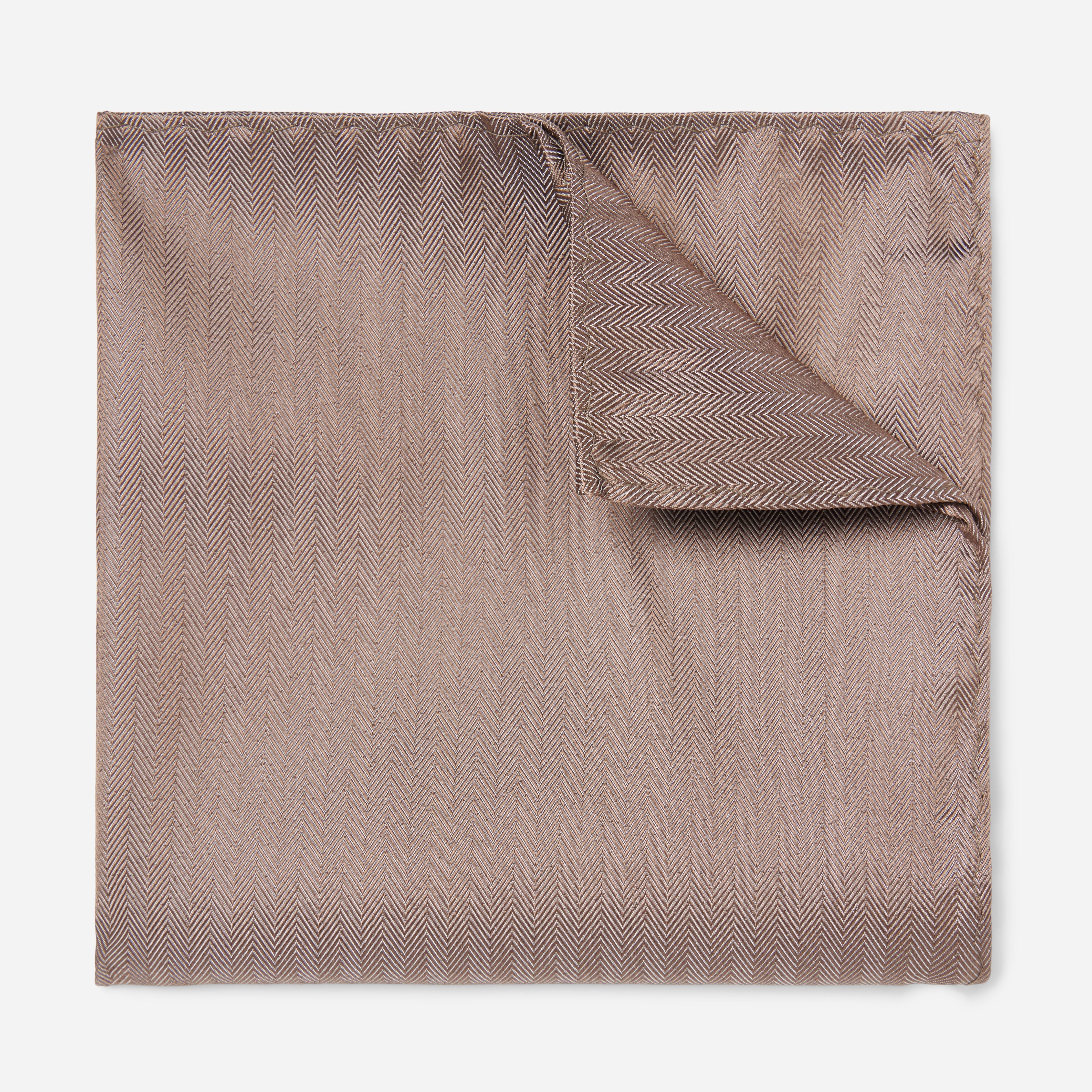 Mumu Weddings - Desert Solid Dune Pocket Square sold by The Tie Bar