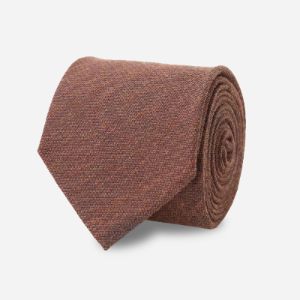 Inverno Solid Rust Tie sold by The Tie Bar