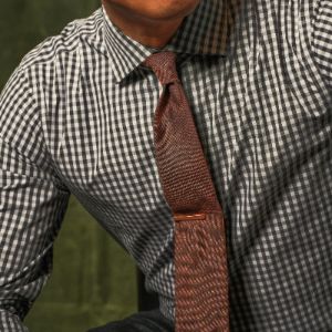 Inverno Solid Rust Tie sold by The Tie Bar