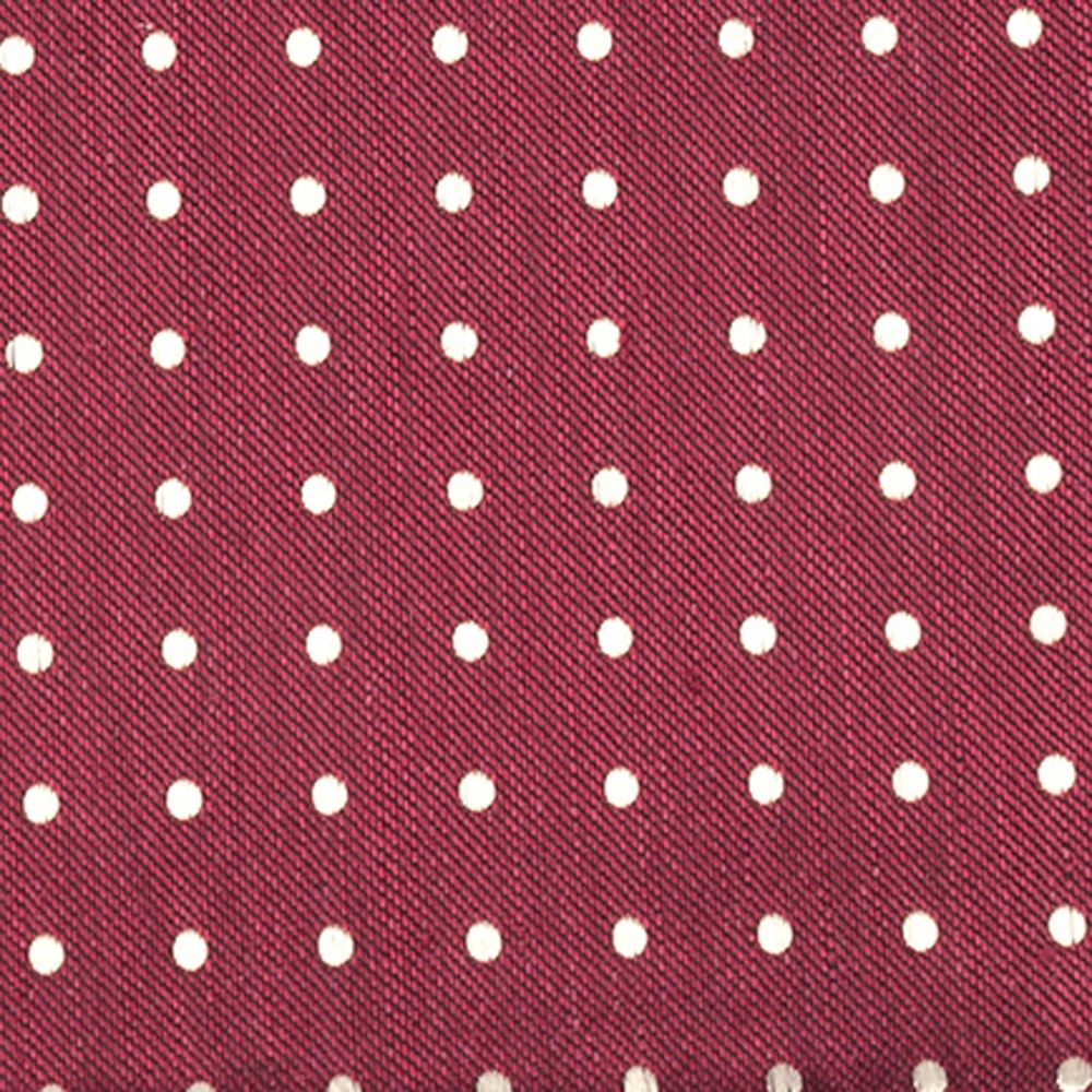 Dotted Dots Burgundy Pocket Square sold by The Tie Bar product image thumbnail 2