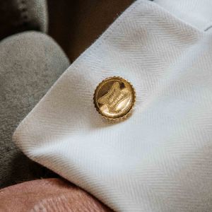 Herringbone Tuxedo White Non-Iron Dress Shirt sold by The Tie Bar
