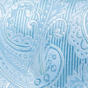 Twill Paisley Steel Blue Tie sold by The Tie Bar