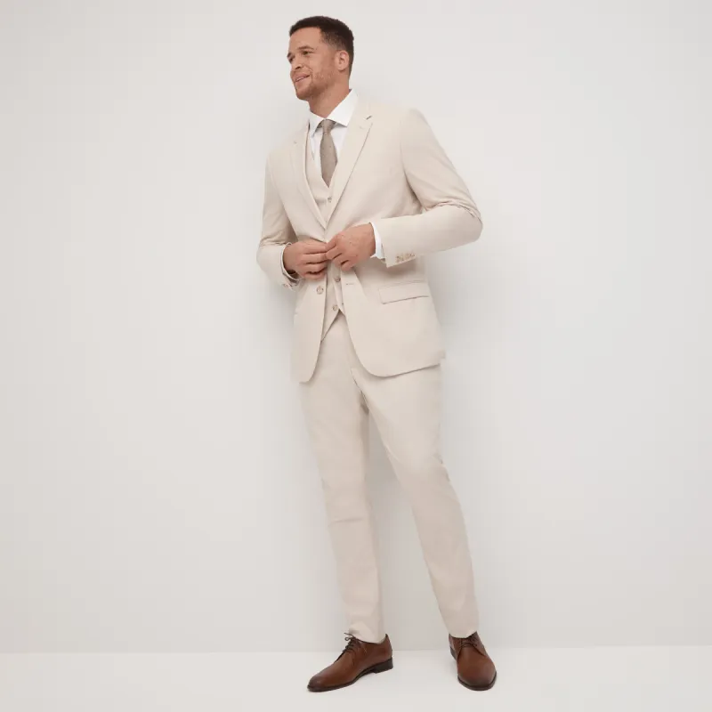 Tan Suit Pants by SuitShop sold by The Tie Bar
