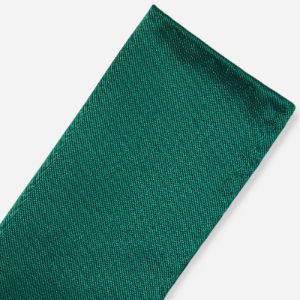 Solid Twill Hunter Pocket Square sold by The Tie Bar