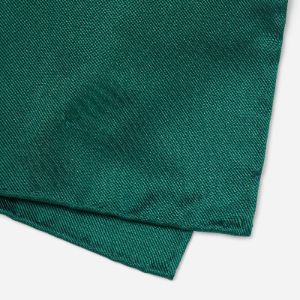 Solid Twill Hunter Pocket Square sold by The Tie Bar