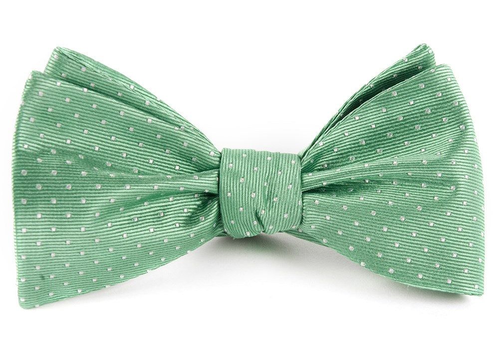 Mini Dots Mint Bow Tie sold by The Tie Bar