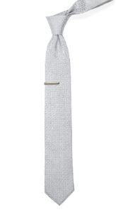 Opulent Light Silver Tie sold by The Tie Bar