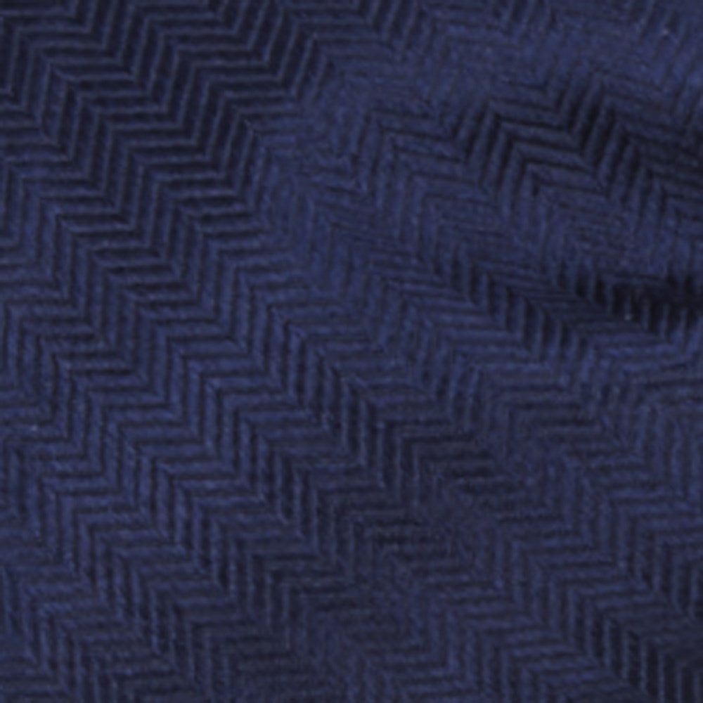 Sound Wave Herringbone Navy Bow Tie sold by The Tie Bar product image thumbnail 2