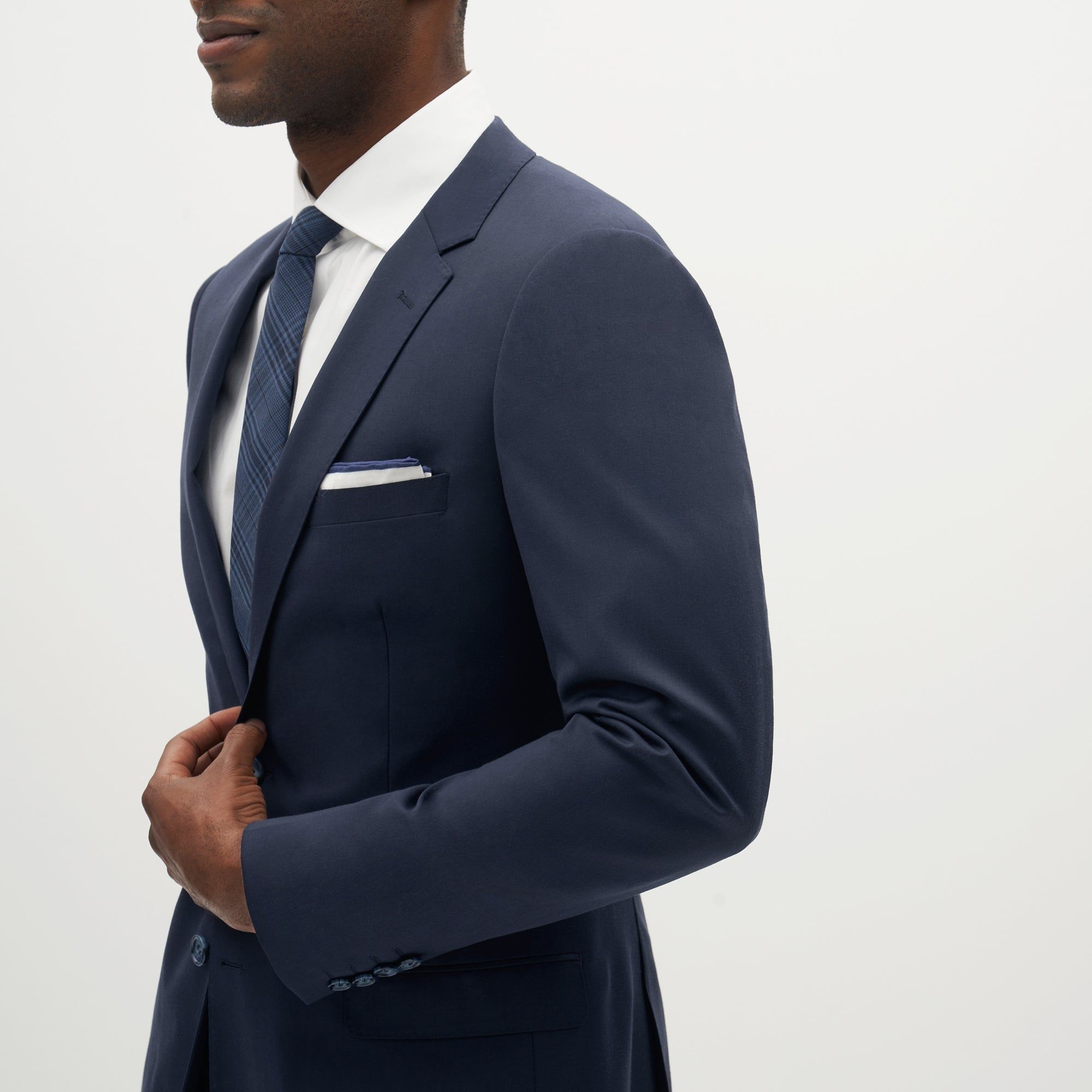 Navy Blue Suit Jacket by SuitShop sold by The Tie Bar