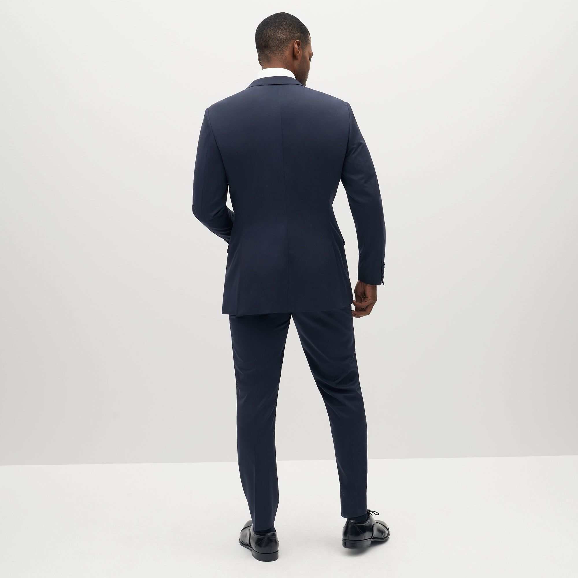 Navy Blue Suit Jacket by SuitShop sold by The Tie Bar product image thumbnail 4