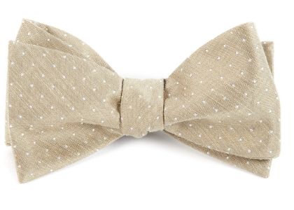 Destination Dots Champagne Bow Tie sold by The Tie Bar