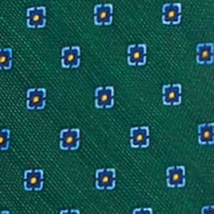 Medallion Scene Hunter Green Tie sold by The Tie Bar
