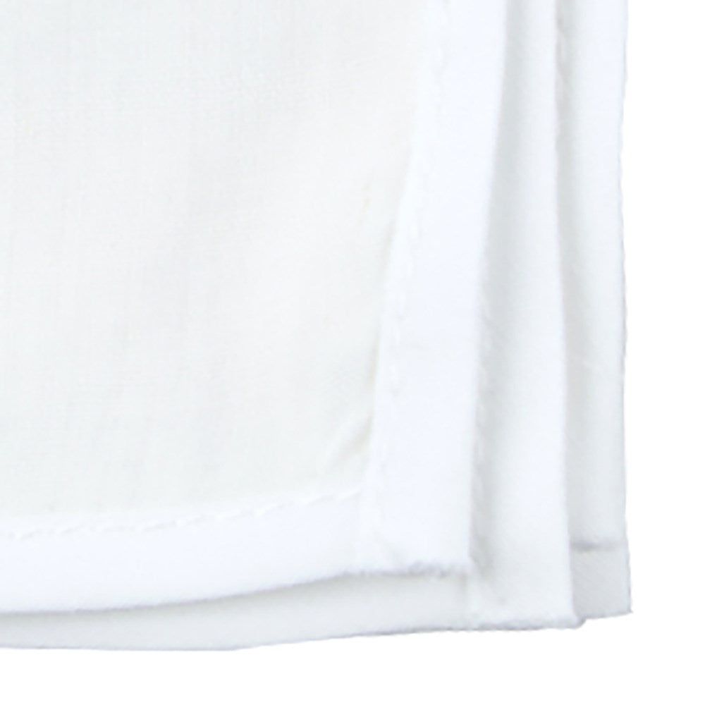 White Linen With Border Contrasting White Pocket Square sold by The Tie Bar product image thumbnail 2