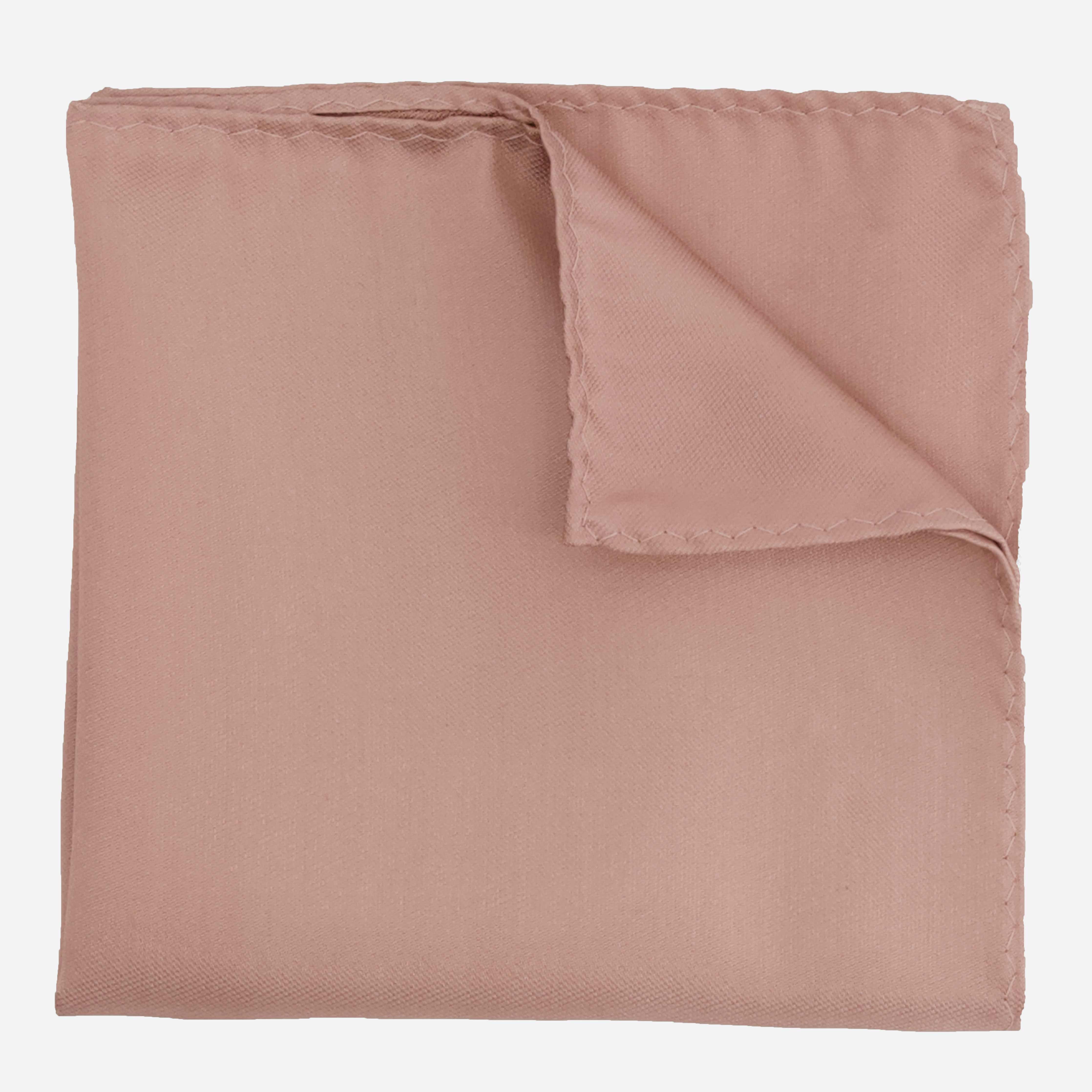 Mumu Weddings - Desert Solid Rose Gold Pocket Square sold by The Tie Bar