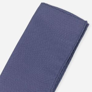 Mumu Weddings - Desert Solid Slate Blue Pocket Square sold by The Tie Bar
